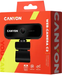 Уеб камера CANYON webcam C2 HD 720P Black