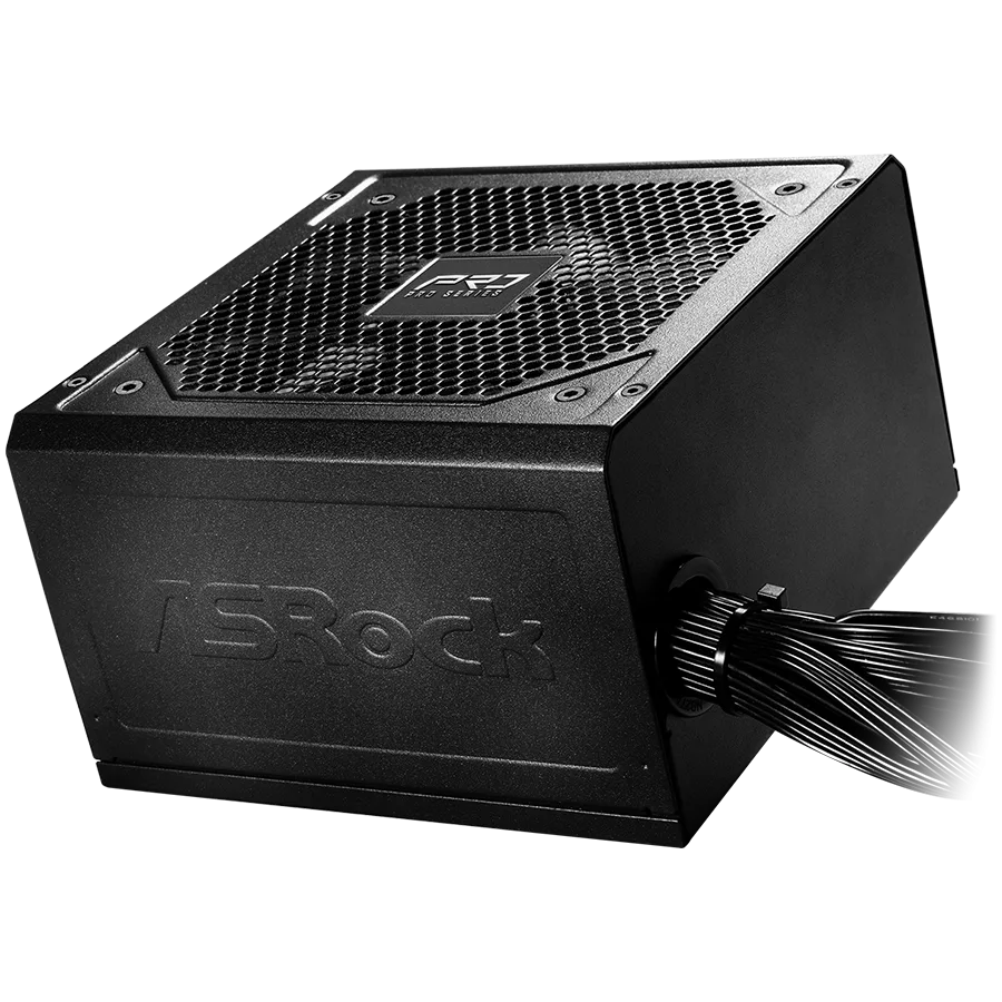 Захранване за компютър Asrock PRO-850G, 850W, 80 Plus GOLD, Non Modular PSU, 1x EPS 12V CPU(4+4pin), 2x PCIe (6+2pin), 2x 4-pin connectors, 4x SATA, OCP, SCP, OVP, UVP, OTP, OPP protections, 120 mm Fan, ATX 3.1, 3Y warranty - Image 44