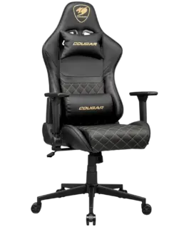 Геймърски стол COUGAR ARMOR ONE V2 Gold Gaming chair