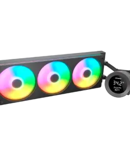 Alternative view of Охладител за процесор Охладител COUGAR Poseidon Vistek ARGB 360 AiO Liquid Watercooling - Black