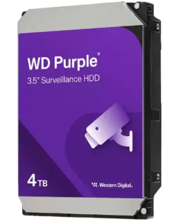Хард диск WD Purple 4TB CMR 3.5 128MB SATA 6Gbps
