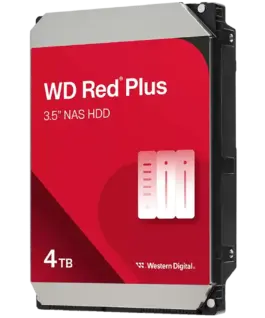 Хард диск HDD NAS WD Red Plus (3.5 4TB 512MB 5400 RPM SATA 6 Gb/s)