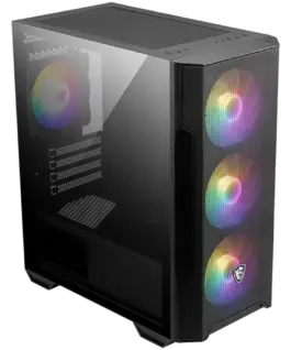 Кутия за компютър MSI MAG FORGE M100R M-ATX Tower M-ATX/ M-ITX 1x USB 3.2 Gen 1 Type-A 2x USB 2.0 Type-A 1x Audio 1x Mic