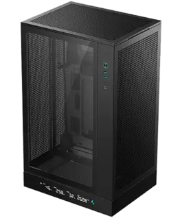 Кутия за компютър DeepCool CH270 DIGITAL Mini Tower Mini-ITX/Micro-ATX 2xUSB3.0 1xType-C Gen 2 1xAudio/Mic Mesh Panel Bl