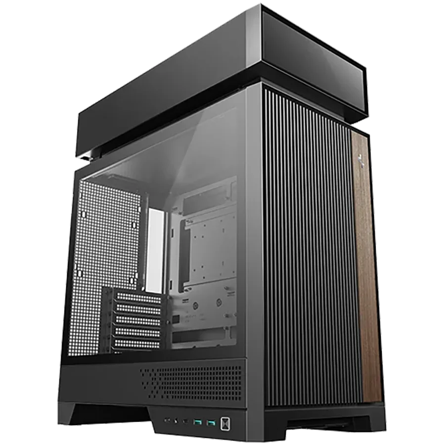 Кутия за компютър DeepCool CL660 Mid Tower Mini-ITX/Micro-ATX/ATX(Rear Connector) 2xUSB3.0 1xUSB Type-C 1xAudio 2x120mm