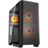 Кутия за компютър COUGAR AIRFACE FLO RGB PC Case Mid Tower Black