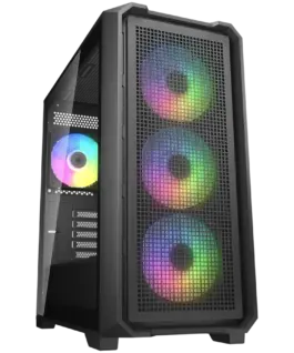 Кутия за компютър COUGAR MX600 Mini V2 RGB PC Case Mini Tower Black