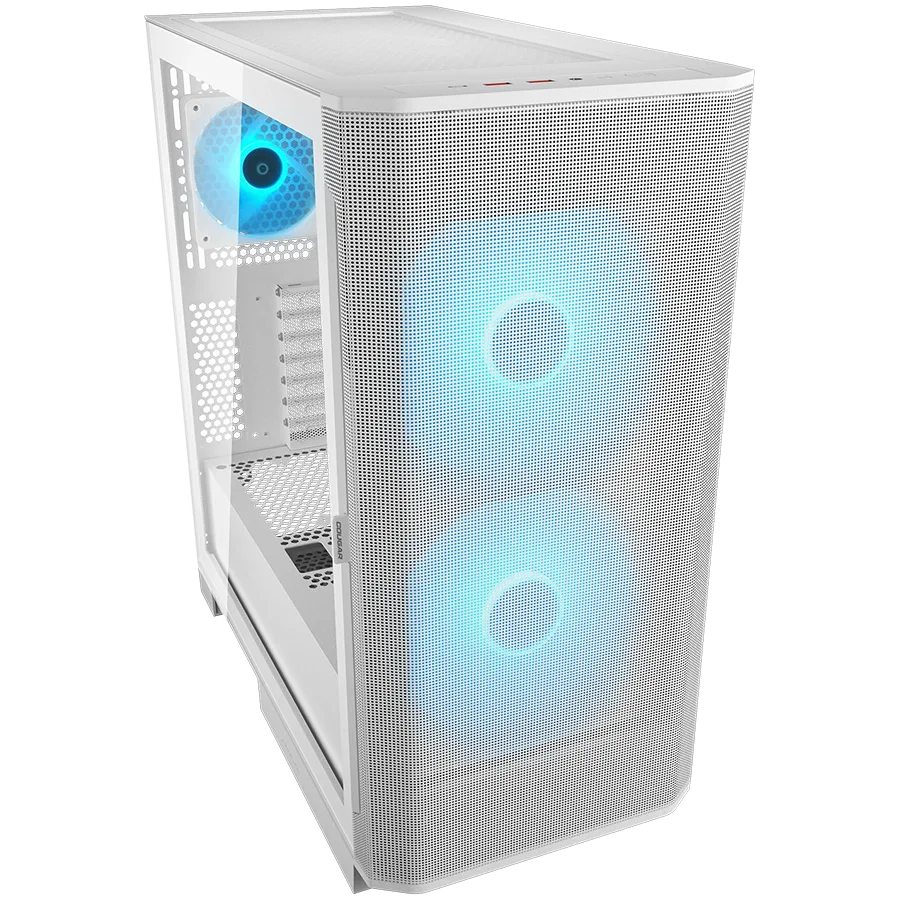 Кутия за компютър COUGAR AIRFACE FLO RGB PC Case, Mid Tower, White - Image 13