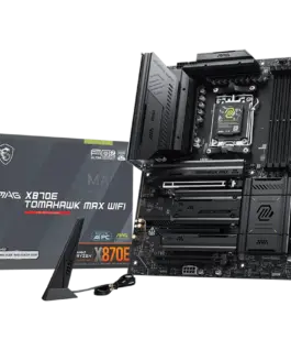 Дънна платка MSI MAG X870E TOMAHAWK MAX WIFI ATX Socket AM5 4x DDR5 Dual Channel DDR5 up to 8400(OC)MHz 3x PCIe 3.0 x16