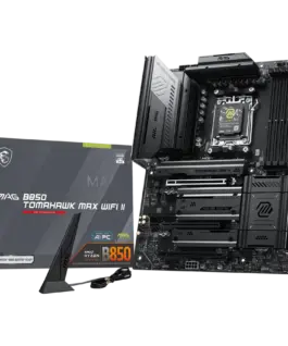 Дънна платка MSI MAG B850 TOMAHAWK MAX WIFI II ATX Socket AM5 4x DDR5 Dual Channel DDR5 up to 8400(OC)MHz 3x PCIe 3.0 x1