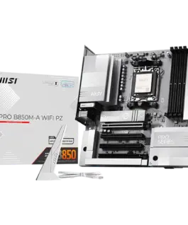 Дънна платка MSI PRO B850M-A WIFI PZ mATX Socket AM5 4x DDR5 Dual Channel DDR5 up to 8200(OC)MHz 4x PCIe x16 slot 2x M.2