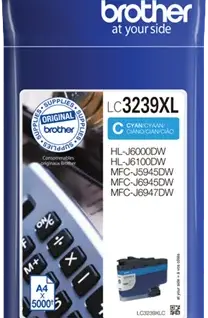 ГЛАВА ЗА BROTHER MFC J6945DW/J6947DW/J5945DW/HL J6000DW/J6100DW - HIGH CAPACITY - Cyan - PN LC3239XLC