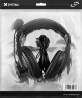 СЛУШАЛКИ SANDBERG Saver MiniJack – Black – PN 325-28