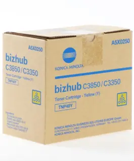 Тонер касета за Konica Minolta bizhub C3350/C3850/C3850FS - Toner - TNP48Y (TNP-48Y) / A5X0250 - Yellow - PN