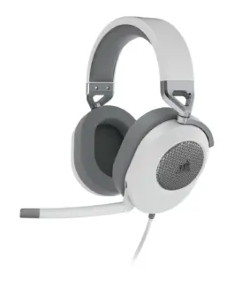 Alternative view of Геймърски слушалки с микрофон Corsair HS65 - White