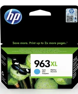 ГЛАВА ЗА HEWLETT PACKARD Officejet Pro 9010/9020 Series - HIGH CAPACITY - /963XL/ - Cyan - PN