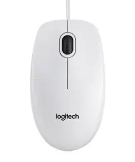 МИШКА LOGITECH B100 - Жична - White - PN 910-003360