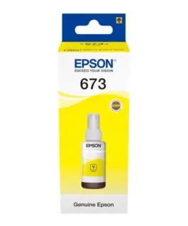 БУТИЛКА МАСТИЛО ЗА EPSON EcoTank L800/L810/L850/L1800/L805 - Ink Bottle - Yellow - /673/ - T6734 - PN