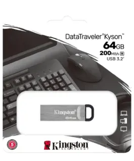 ФЛАШ ПАМЕТ Kingston DataTraveler Kyson – USB flash drive – 64 GB – PN
