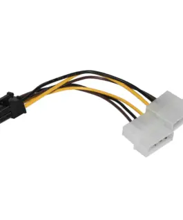 Makki Адаптер Adapter 2xMolex to 6pin PCI-E VGA - MAKKI-CE313-0.15m