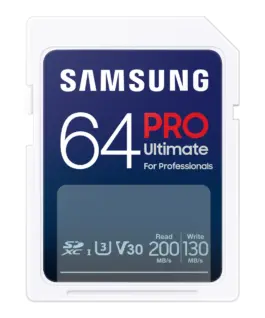 Карта памет Samsung PRO Ultimate SD Card 64GB UHS-I U3 V30