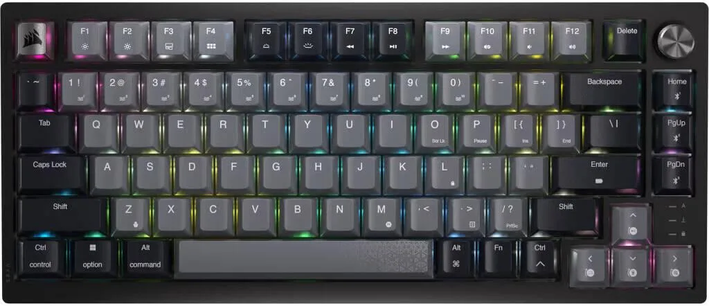 Безжична механична клавиатура Corsair K65 Plus RGB 75% HS Corsair NLX Red Key