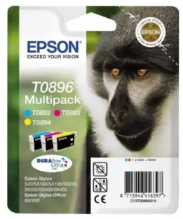 КОМПЛЕКТ 3 ГЛАВИ ЗА EPSON STYLUS S 20/SX 100/105/200/205/400/405/BX 300F - MULTI PACK - C/M/Y - PN