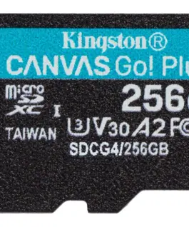 КАРТА ПАМЕТ Kingston CANVAS PLUS + microSDXC UHS-I - 256GB - PN SDCG4/256GBSP