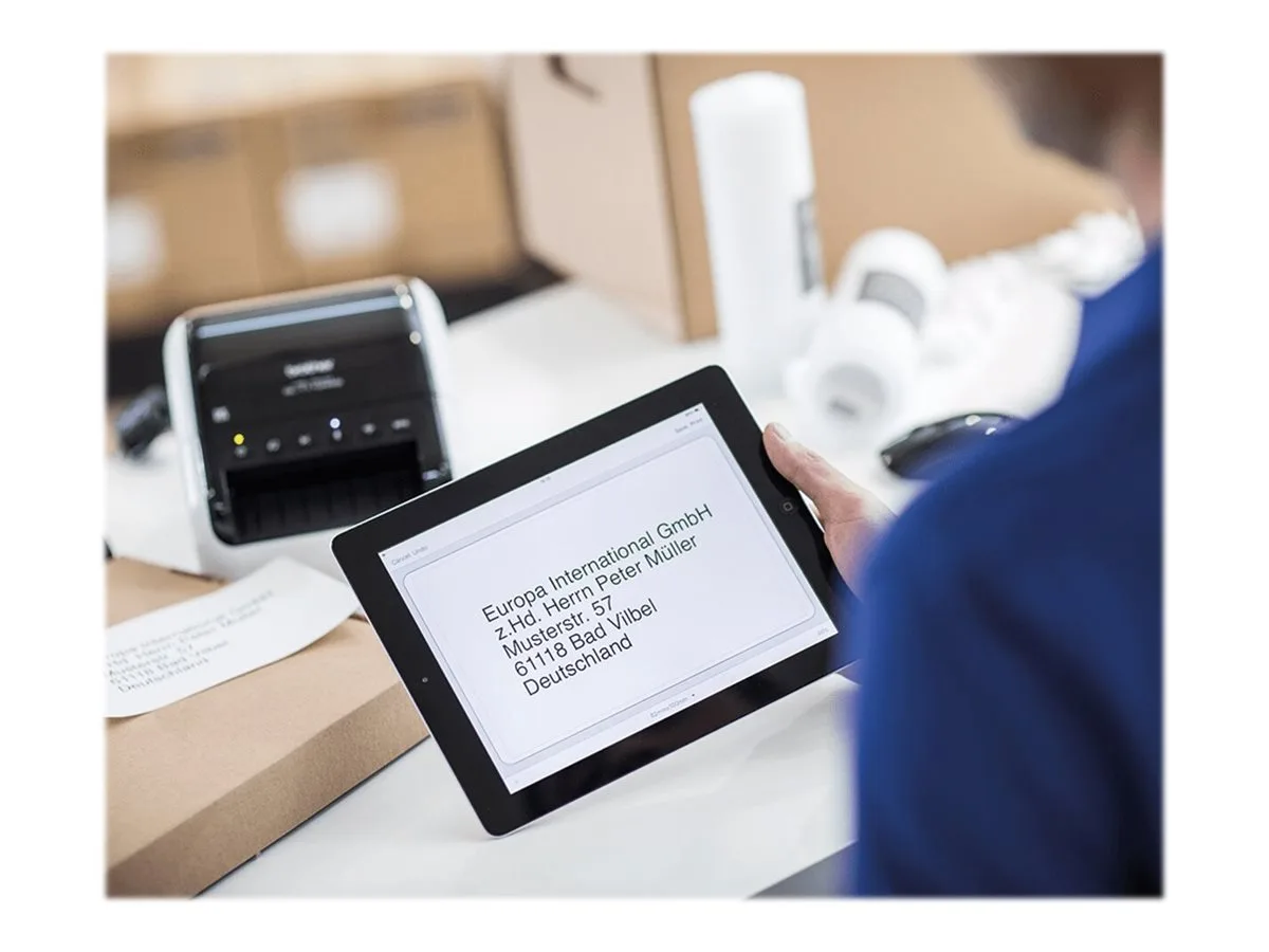 ЕТИКЕТЕН ПРИНТЕР BROTHER QL-1110NWBc (QL1110NWBc) - PN QL-1110NWBCYJ1 - Image 44