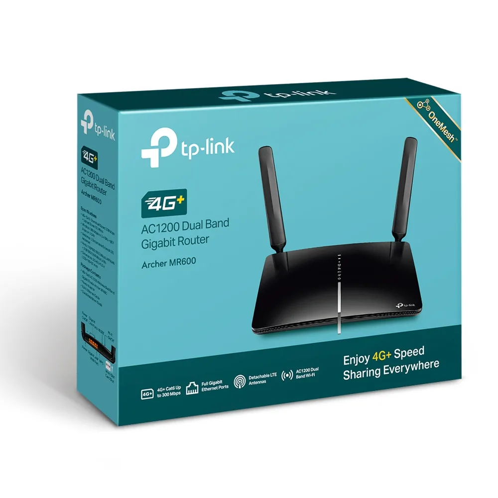 4G+ двулентов безжичен рутер TP-Link Archer MR600 AC1200 - Image 14