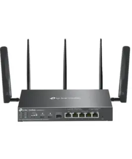 Гигабитен VPN рутер TP-Link Omada 4G+ Cat6 ER706WP-4G AX3000 4-портов PoE+