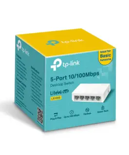 Комутатор TP-Link LS1005 5-порта 10/100Mbps