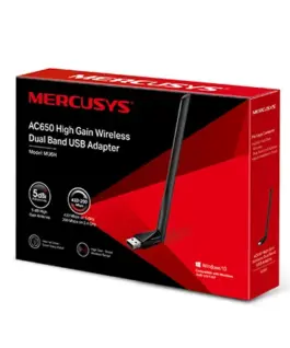 Безжичен USB 2-лентов адаптер Mercusys MU6H AC650