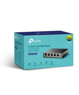 5-портов 10/100 Mbps комутатор TP-Link TL-SF1005LP с 4 PoE