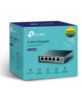 Комутатор TP-Link TL-SG105 5-портов гигабитен