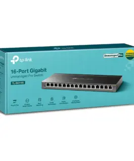 16-портов неуправляем гигабитов комутатор TP-Link