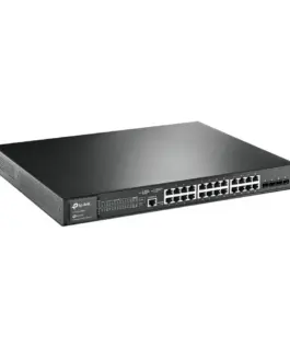 28-портов гигабитен L2 управляем комутатор TP-Link JetStream TL-SG3428MP PoE+ с 4 SFP слота