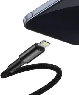 Alternative view of Кабел Baseus High Density USB Type-C към Lightning PD 20W, 2м CATLGD-A01 - черен
