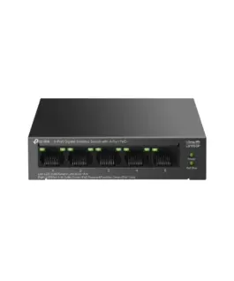 5-портов гигабитов комутатор TP-Link LS105GP с 4-порта