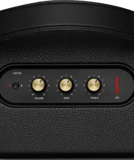 Alternative view of Преносима аудио система Marshall Tufton Black & Brass 1005924 - черна