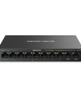 10-портов Gigabit Desktop комутатор с 8-Port PoE+ Mercusys MS110CMP