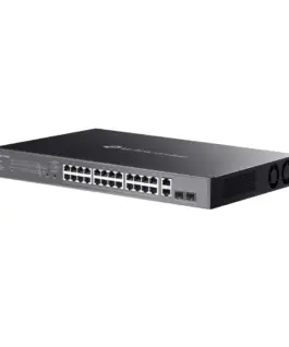 28-портов комутатор TP-Link Omada ES228GMP Gigabit Easy Managed Switch с 24 PoE+