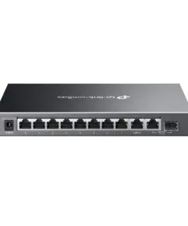 10-портов комутатор TP-Link Omada ES210GMP Gigabit Easy Managed Switch с 8 PoE+