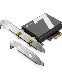 Alternative view of 3-лентов Bluetooth 5.4 Wi-Fi 7 PCIe адаптер TP-Link Archer TBE550E BE9300