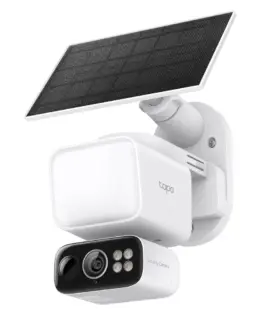 Соларно захранван комплект охранителна камера с прожектор и Pan/Tilt функция TP-Link Tapo C615F KIT