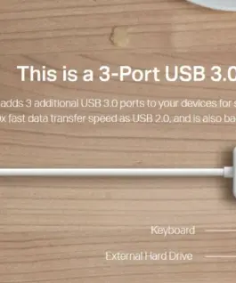 USB Type-C 3-портов хъб и гигабитов Ethernet адаптер TP-Link