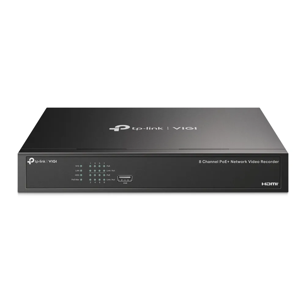 Мрежови видео рекордер TP-Link VIGI NVR1008H-8P 8-канален PoE+ - Image 4