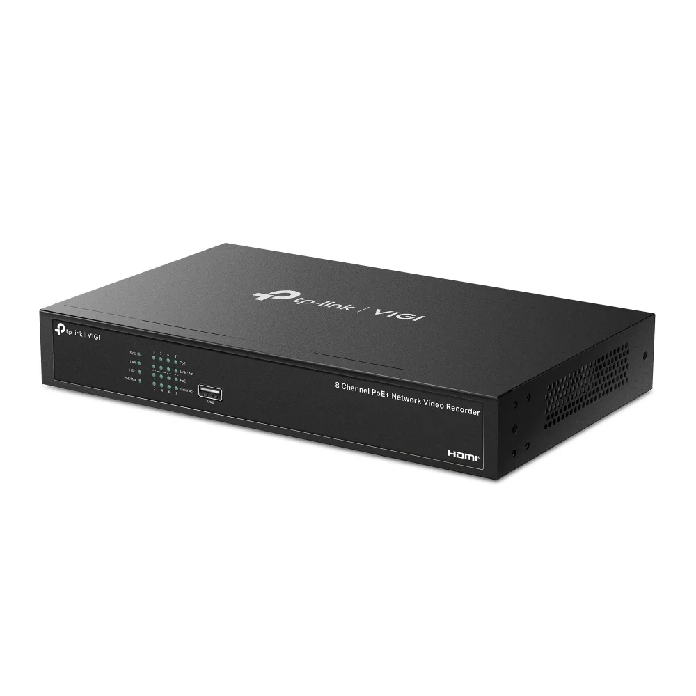 Мрежови видео рекордер TP-Link VIGI NVR1008H-8P 8-канален PoE+ - Image 5