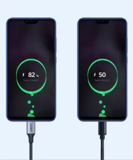 Кабел Ugreen US288 60126 USB-A към USB-C – 1 м – сив