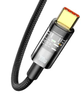 Кабел Baseus CATS000201 USB към USB Type C 100W 1м – черен